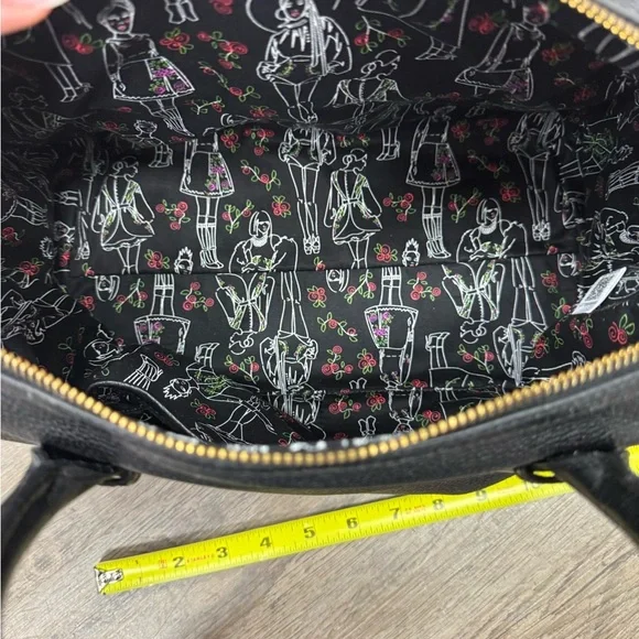 Vera Bradley Marlo Kiev Needlecraft Leather Satchel - Picture 4 of 5